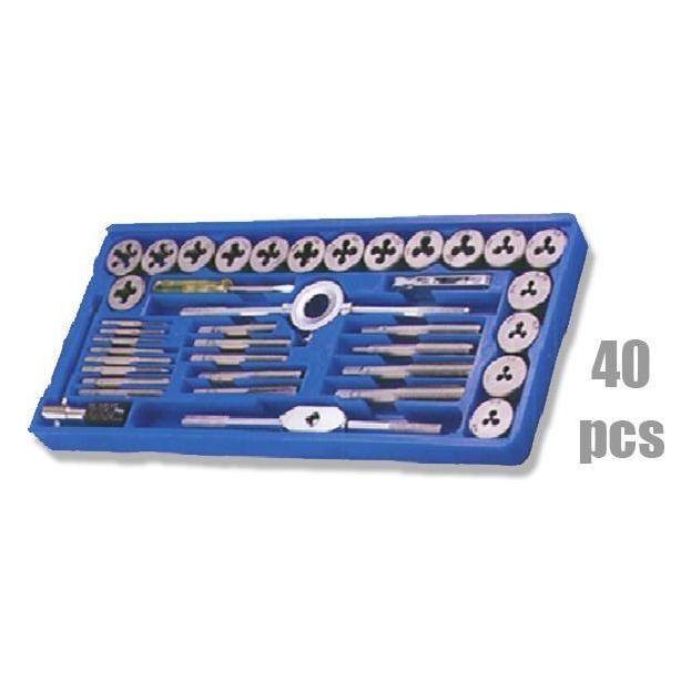 SKS Tap & Die Set (40 pcs) - Goldpeak Tools PH SKS SKS Tap & Die Set (40 pcs) - Goldpeak Tools PH SKS